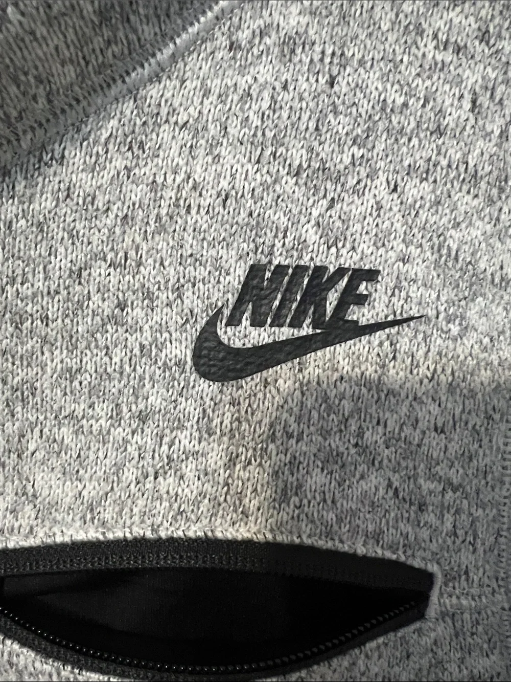 Nike Gray Cowl Neck Pullover with Black Trim